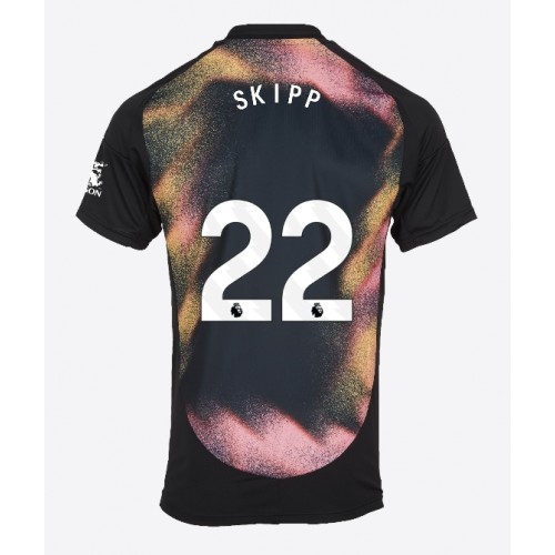 Dres Leicester City Oliver Skipp #22 Gostujuci 2024-25 Kratak Rukav